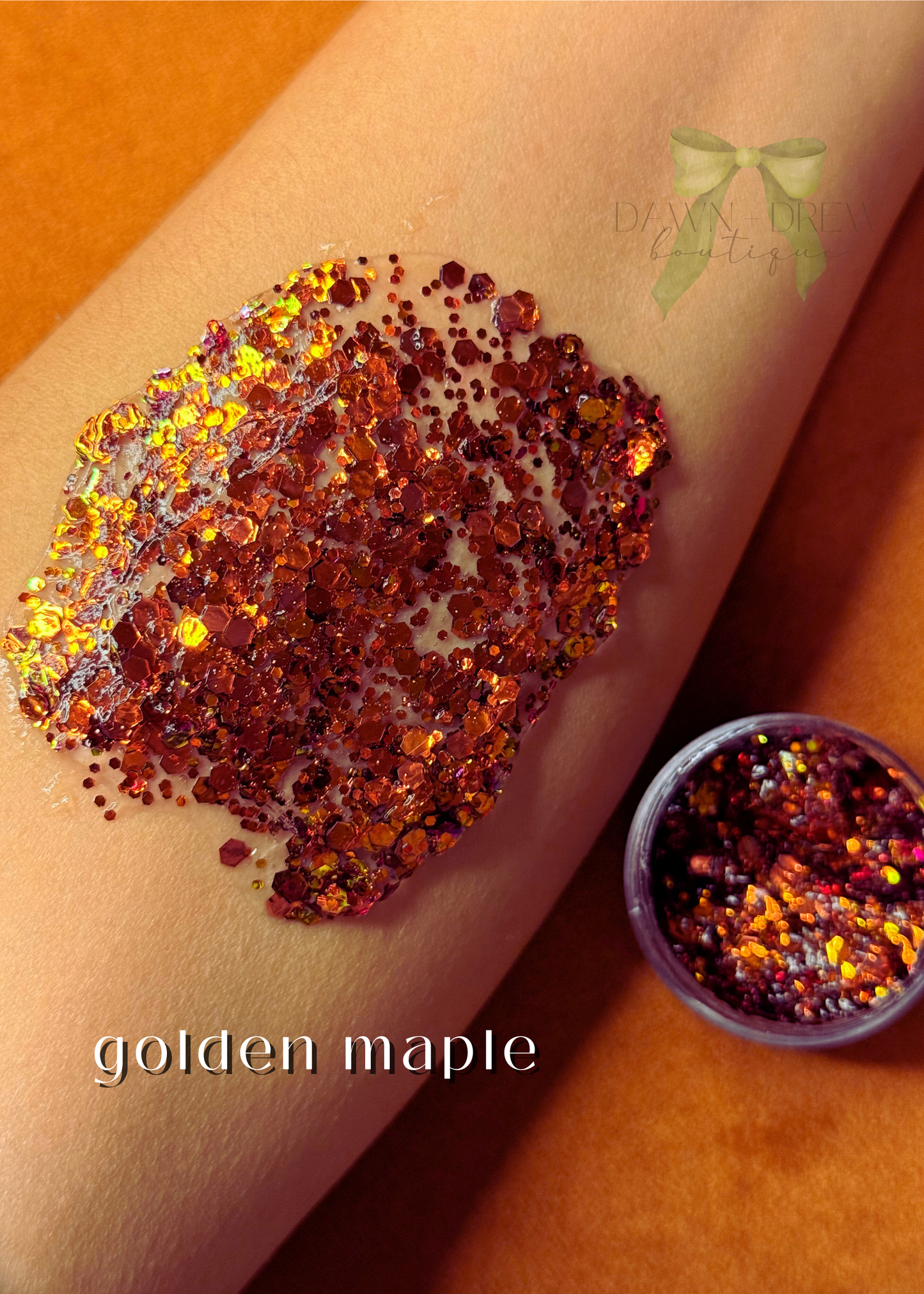 HAIR GLITTER: Golden Maple - November Sub Color