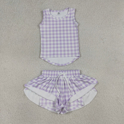 Gingham Tank & Butterfly Shorts - CLOSES 7/6