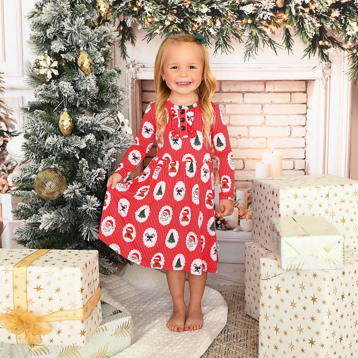 Hollis Bamboo - Button Twirl Dress