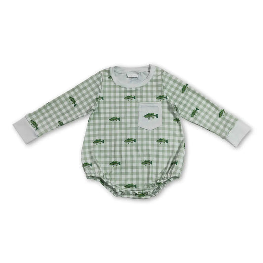 Bass Gingham Bubble Romper