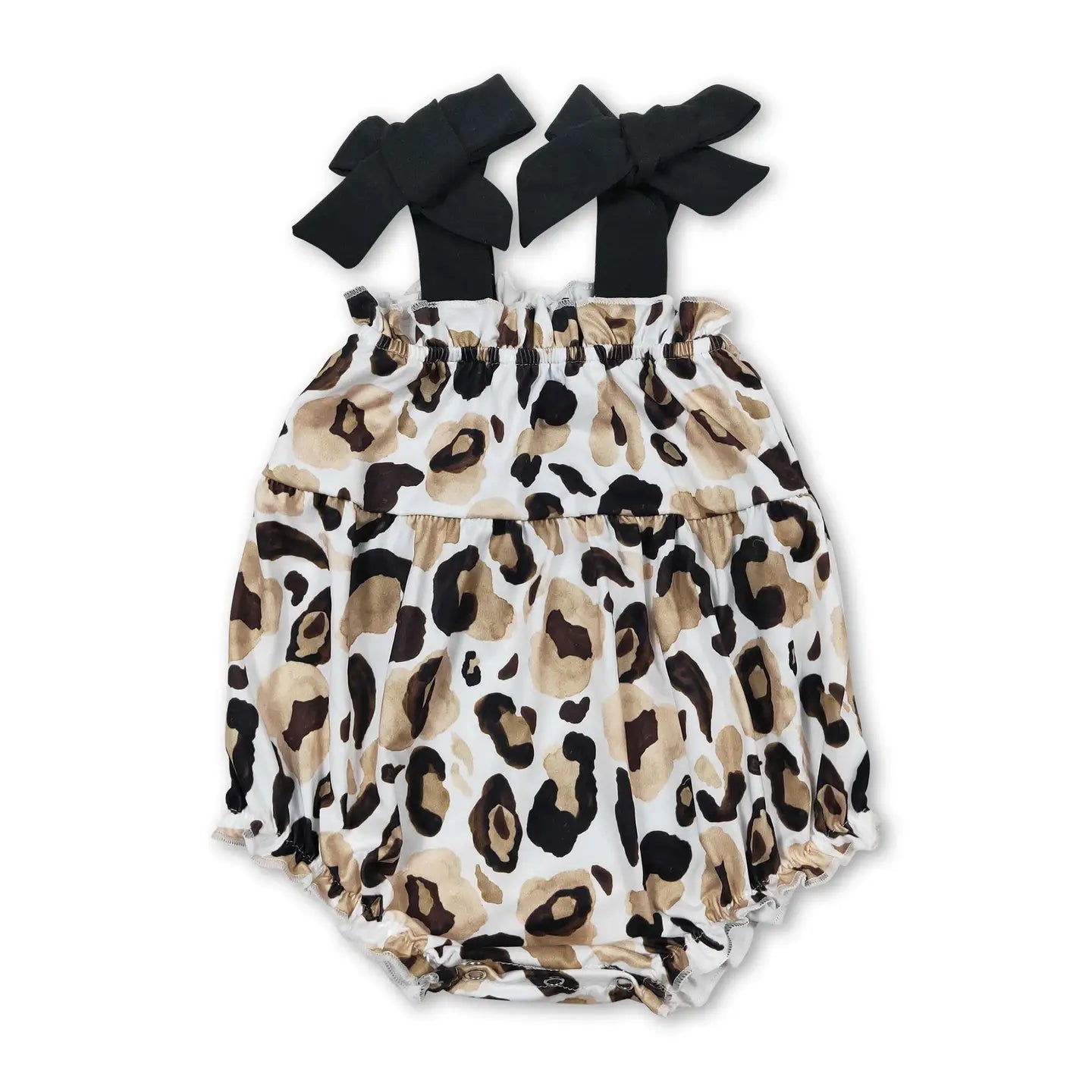 Golden Leopard Romper