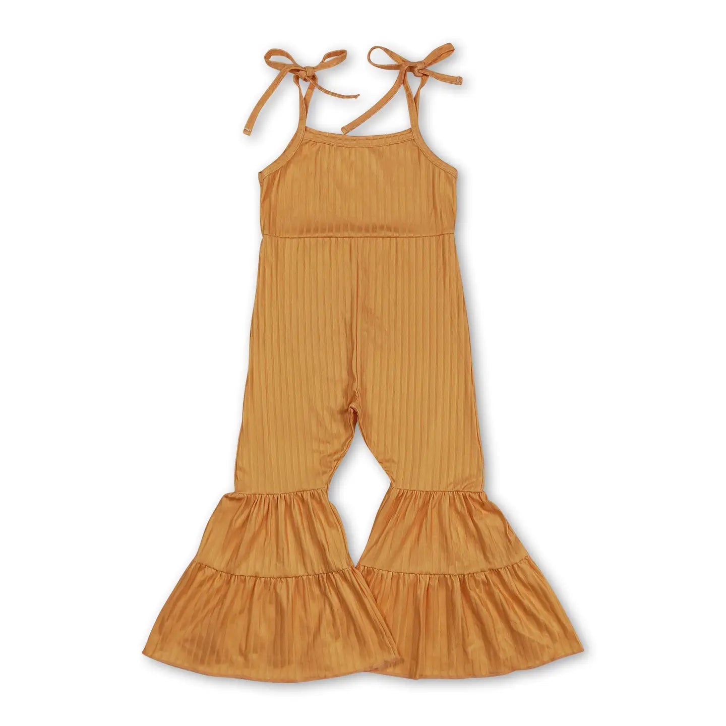 Mustard Bell Bottom Jumpsuit