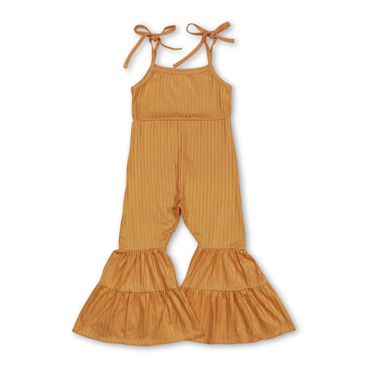Mustard Bell Bottom Jumpsuit