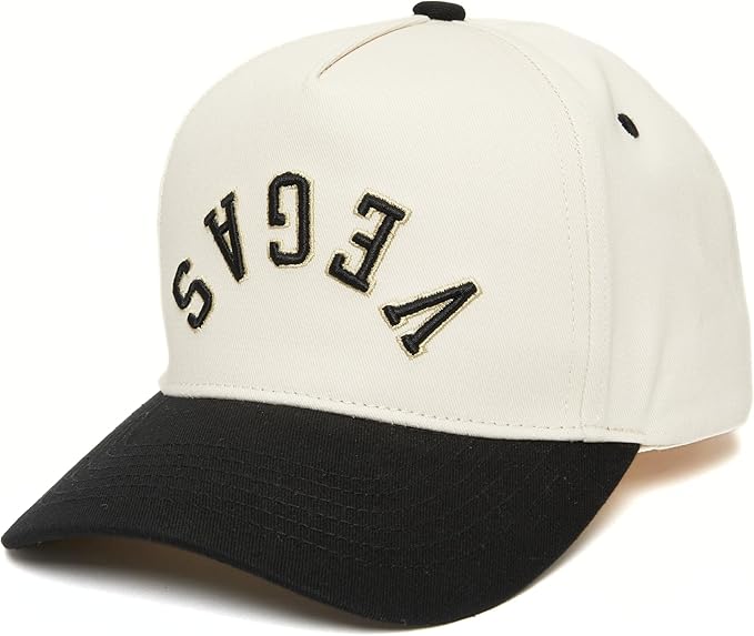 VEGAS Upside Down Embroidered Trucker Hat