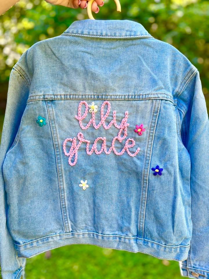 Hand Embroidered Denim Jackets