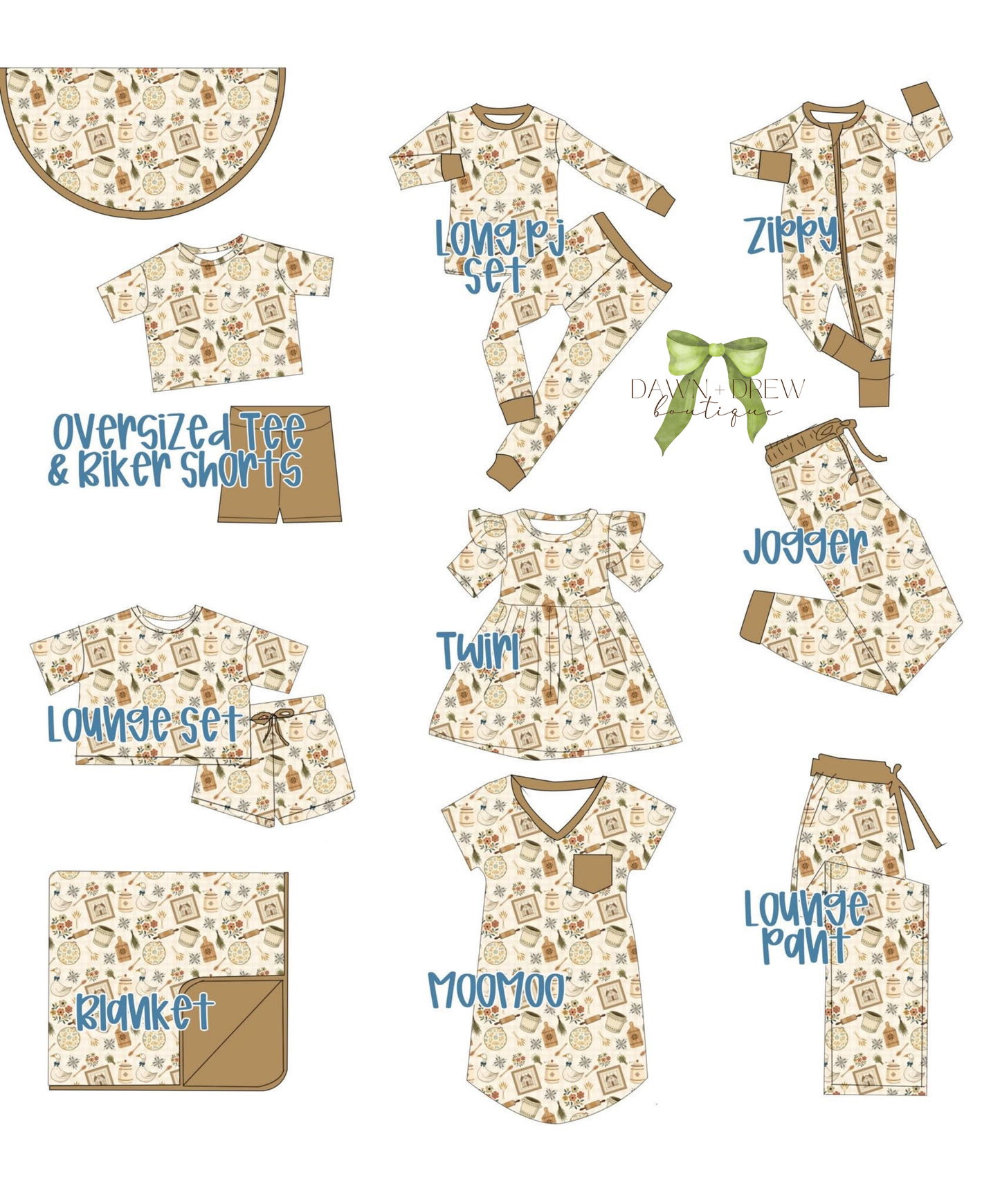 GRANNY ERA BAMBOO — CLOSES 3/8