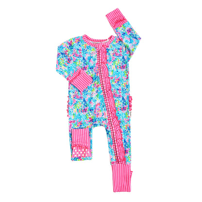 Ella Bamboo - Ruffle Zippie