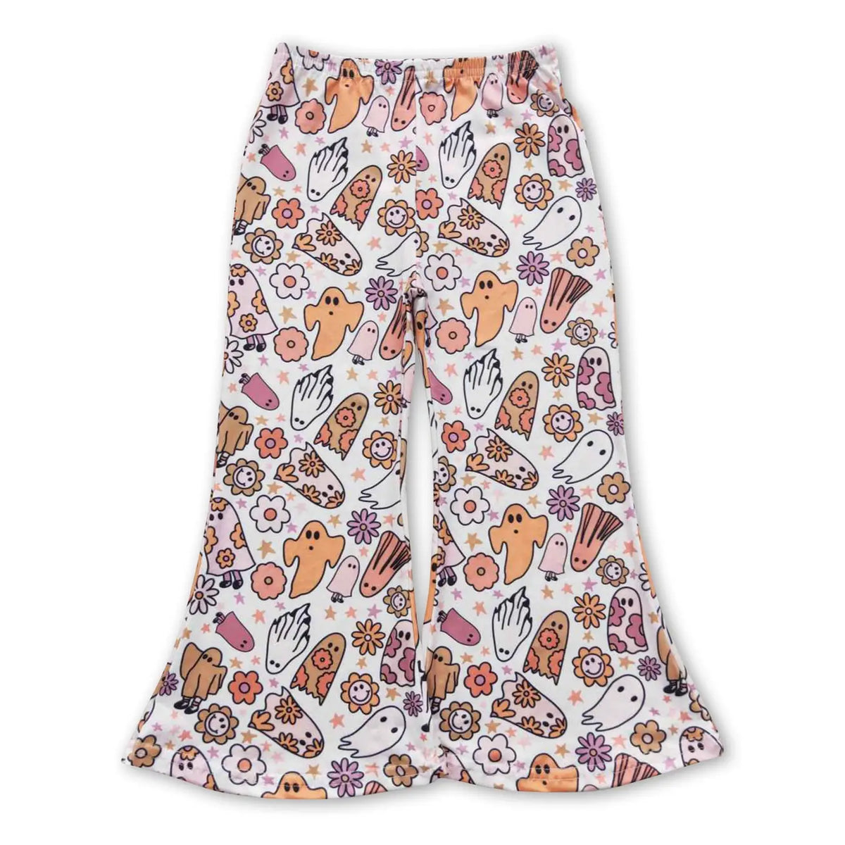 Groovy Ghost Floral Wide Leg Pants