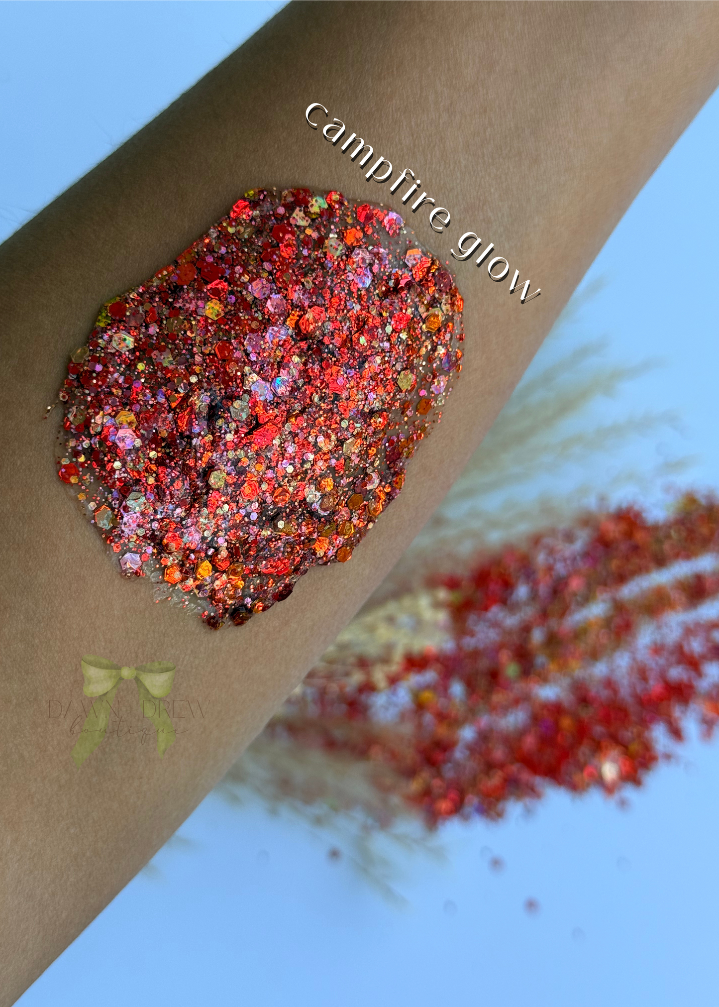 HAIR GLITTER: Campfire Glow - September Sub Color