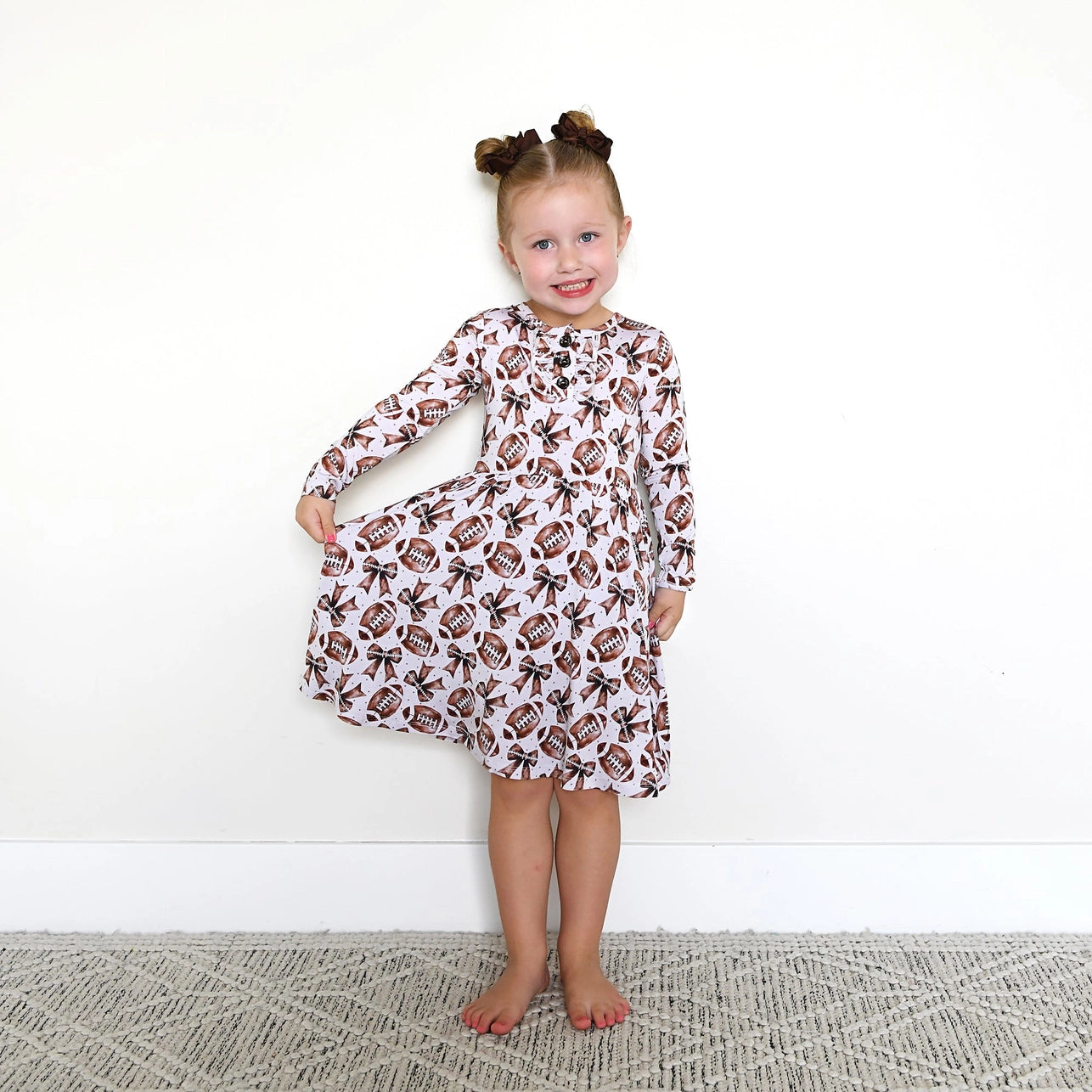 Blaire Bamboo - Button Twirl Dress