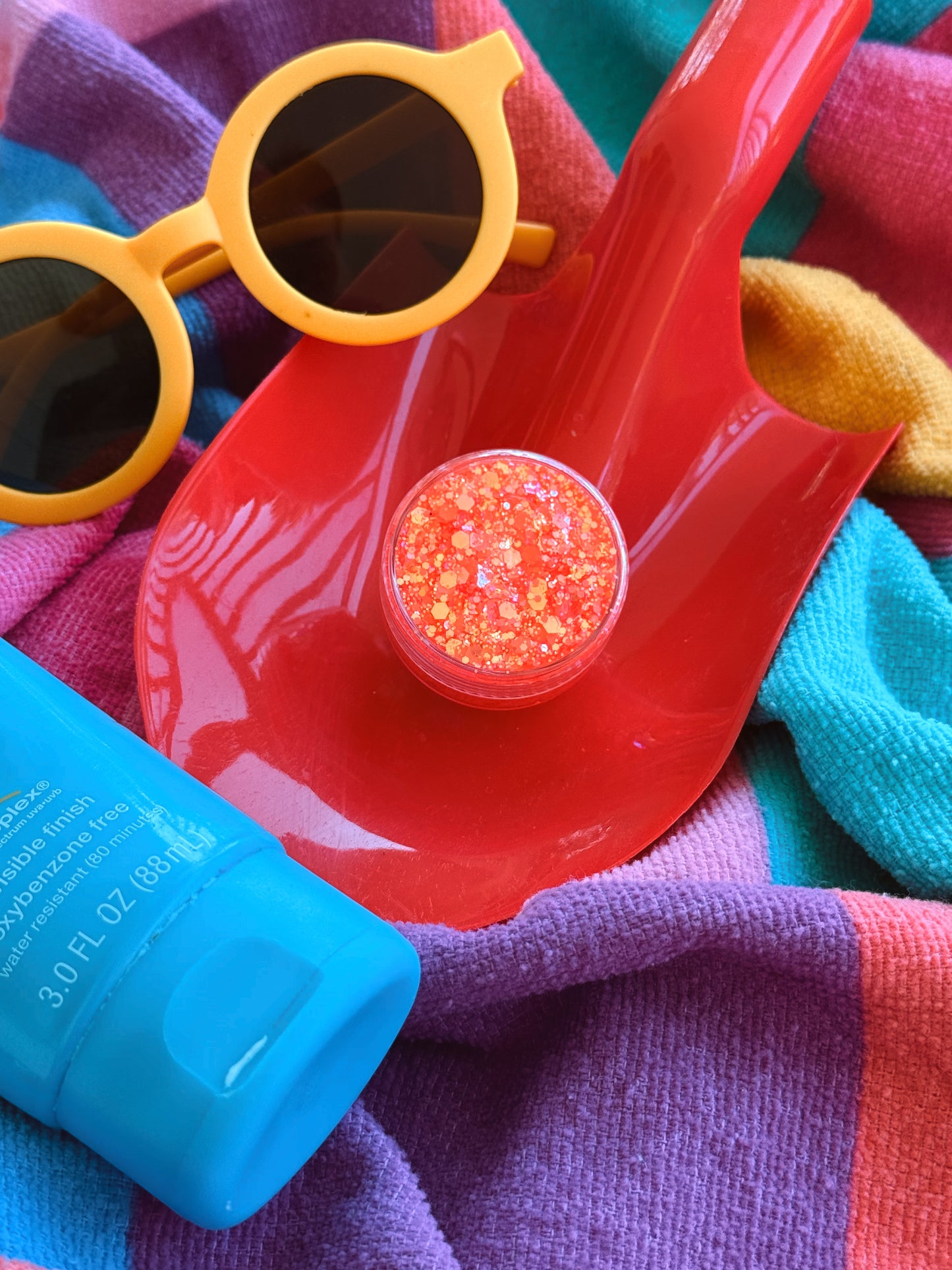 HAIR GLITTER: Neon Heatwave