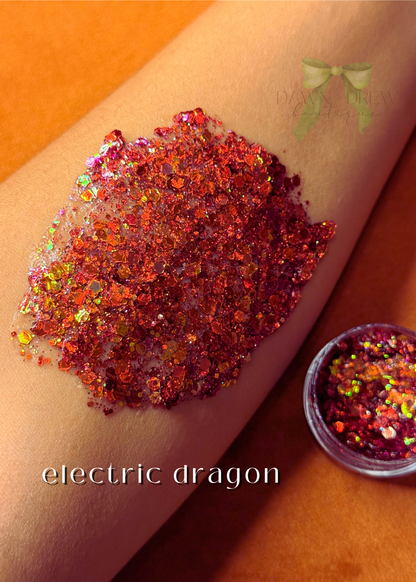 HAIR GLITTER: Electric Dragon - November Sub Color