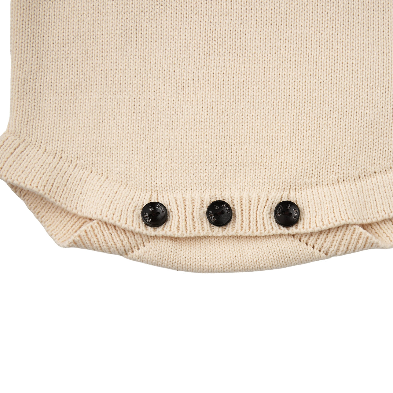 Oatmeal Knit Sweater Romper