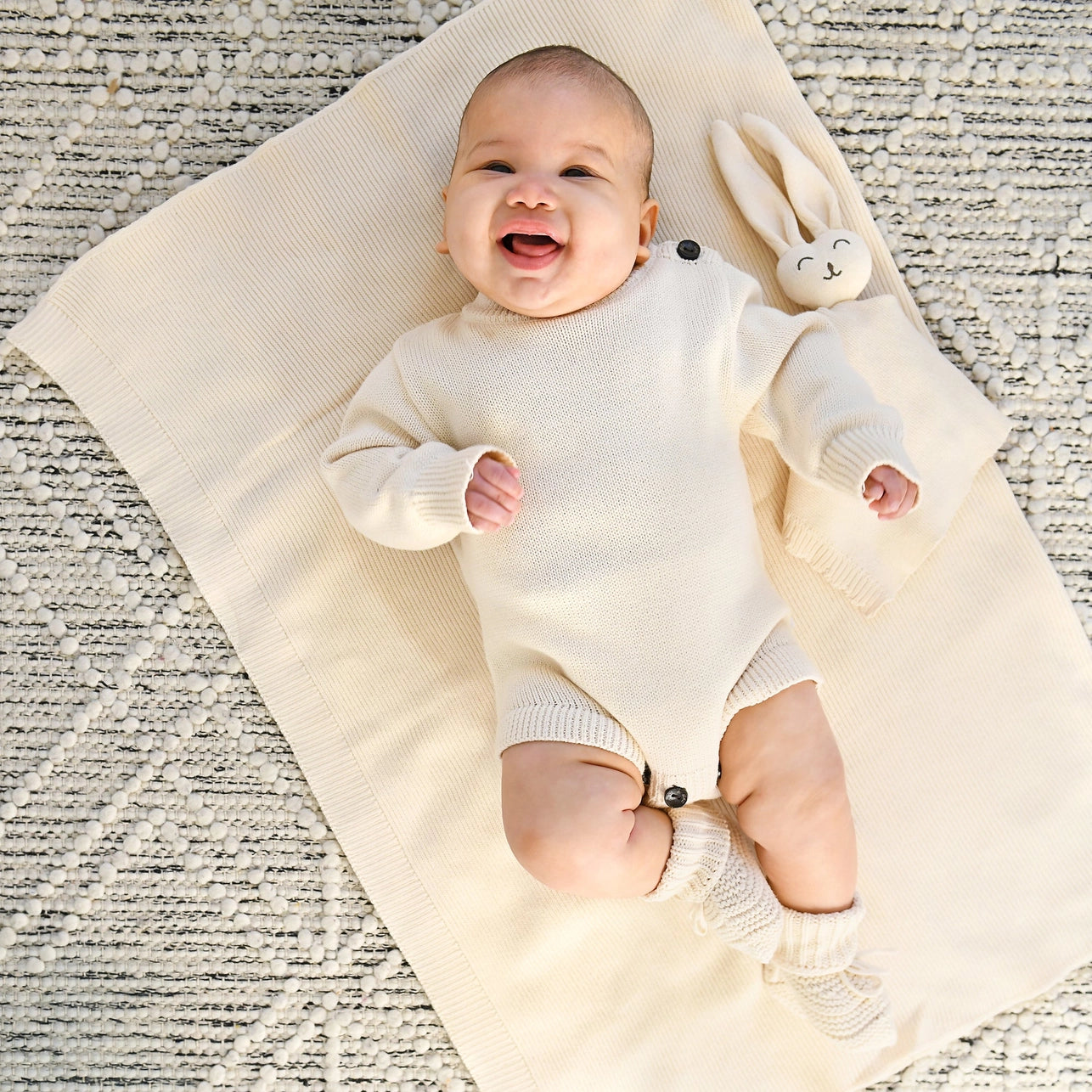 Oatmeal Knit Blanket