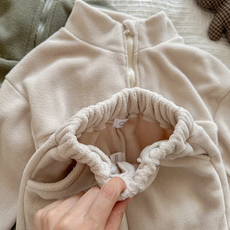Kids Double Fleece 1/2 Zip Set - CLOSES 10/8