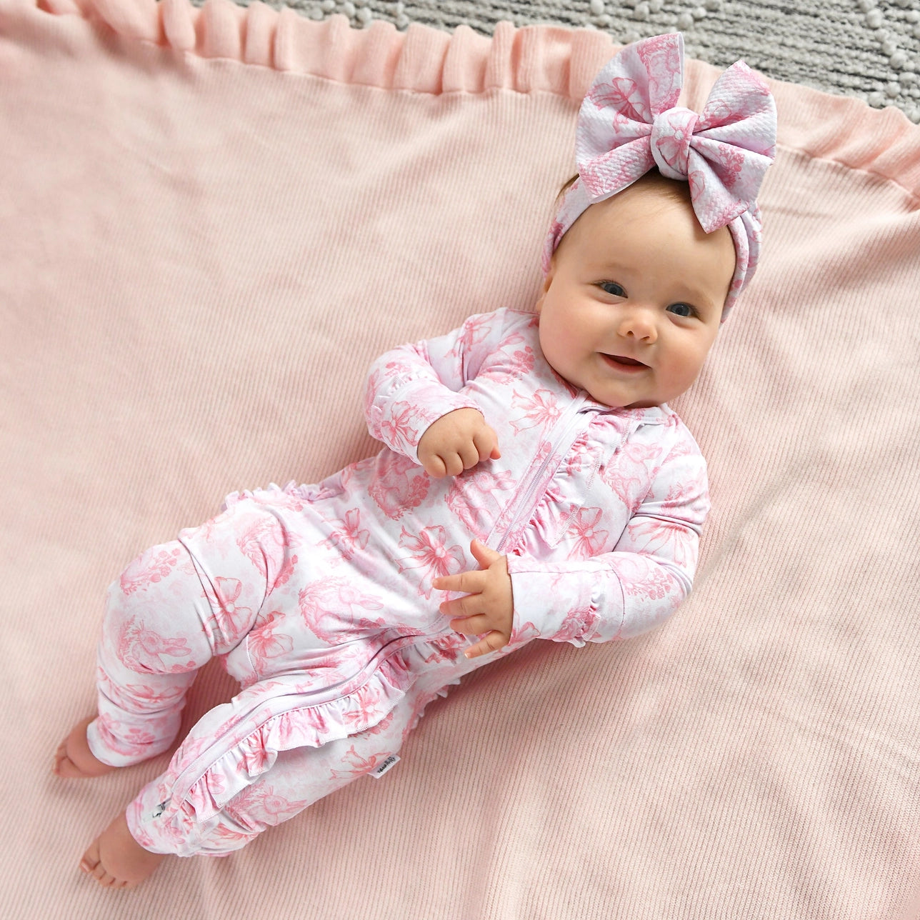 Juniper Bamboo - Ruffle Zippie