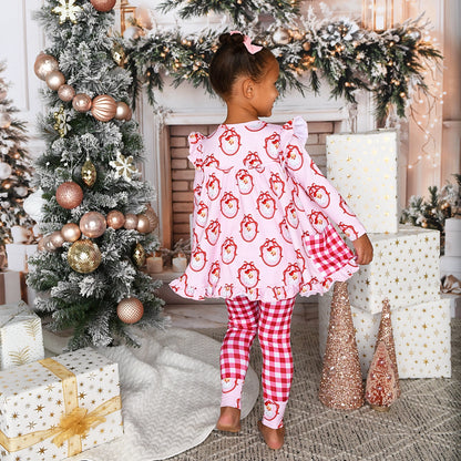 Janie Print - Peplum Set