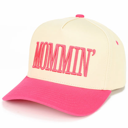 Mommin' Embroidered Snapback Trucker Hat