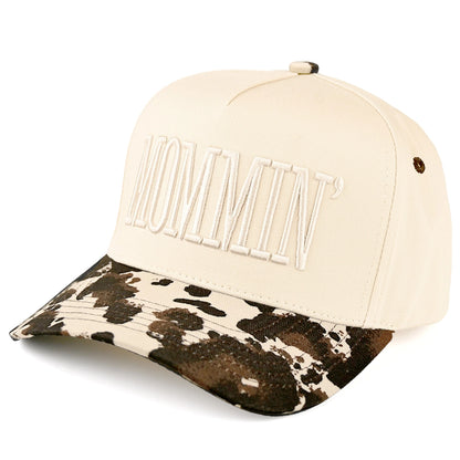 Mommin' Embroidered Snapback Trucker Hat