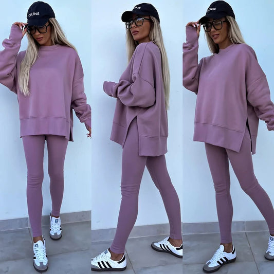 Crewneck Sweatshirt + Leggings