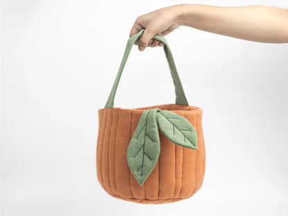 Quilted Pumpkin Basket