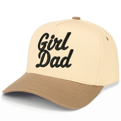 Girl Dad Embroidered Snapback Trucker Hat