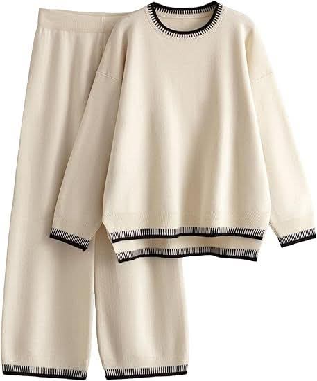 Knit Pullover & Pants Set