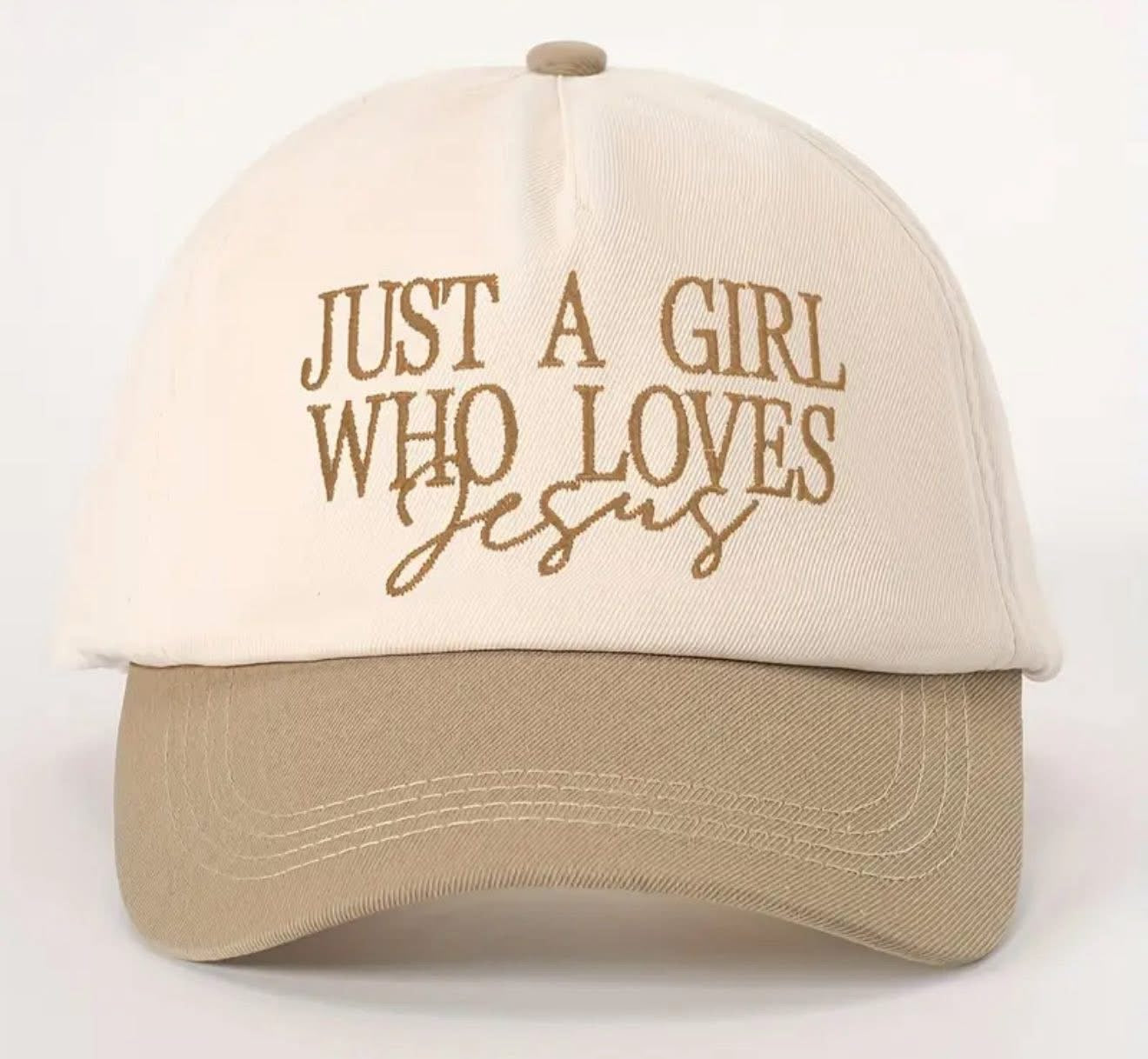 Girl Who Loves Jesus Hat — Closing 11/26