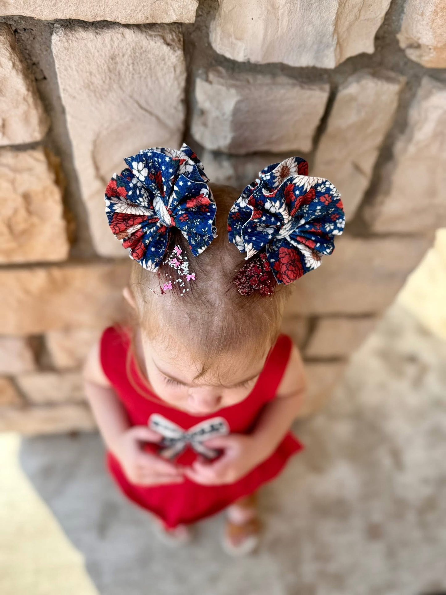 Hair Glitter: LOVE BOWS