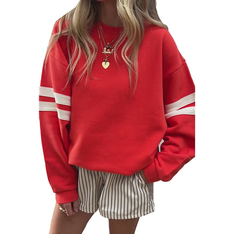 Oversized Varsity Crewneck