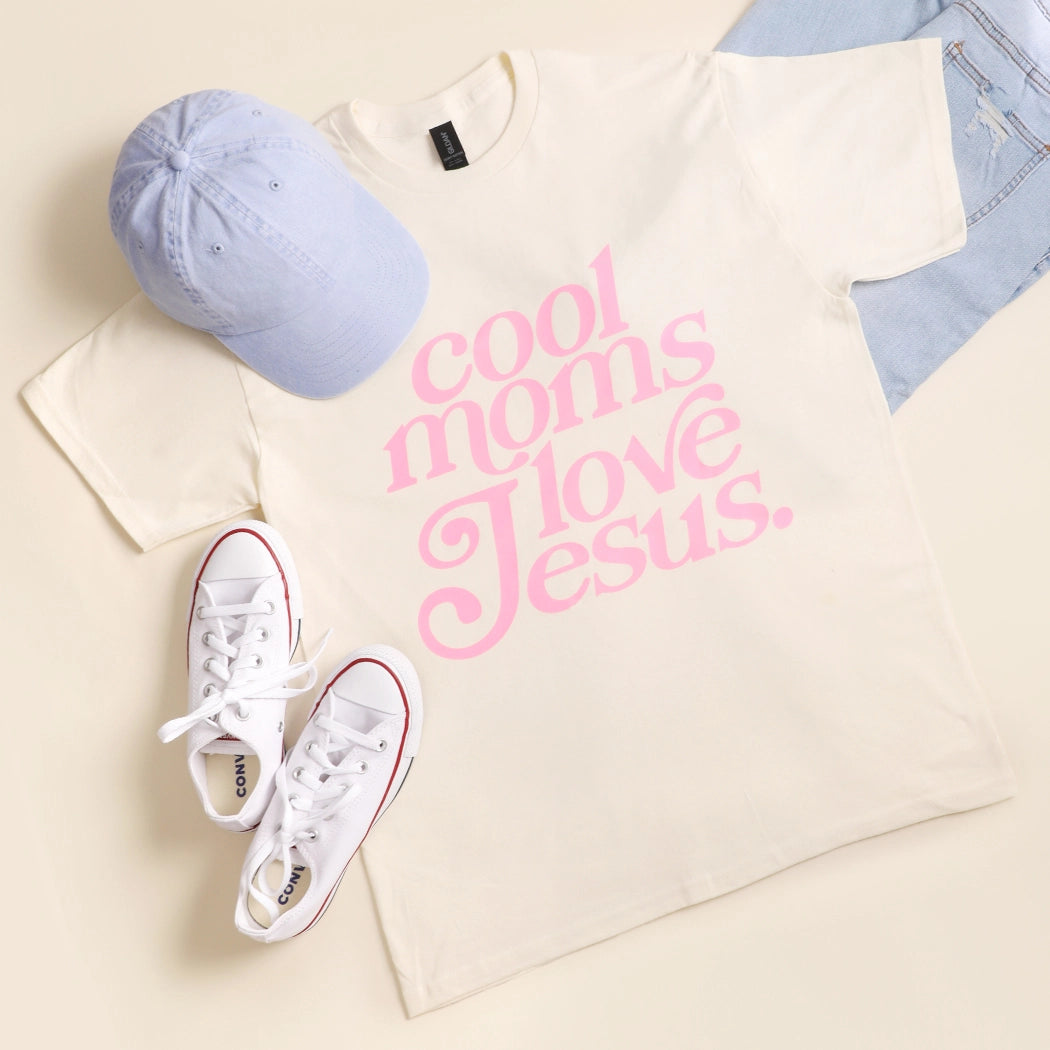 Cool Moms Love Jesus T-Shirt