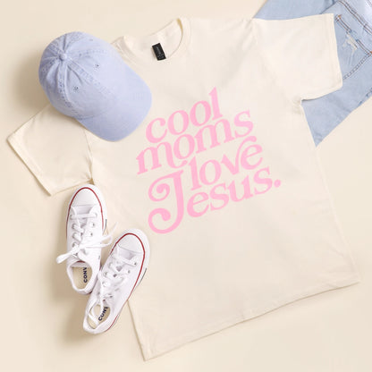 Cool Moms Love Jesus T-Shirt