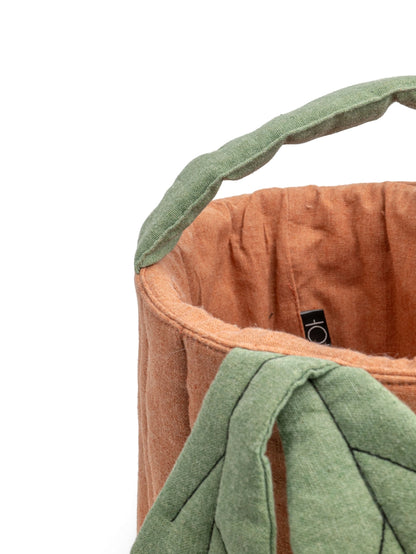 Quilted Pumpkin Basket