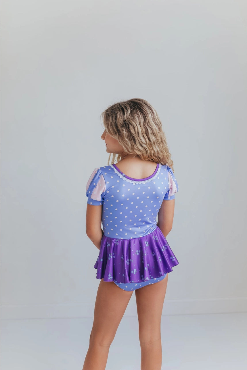 Lavender Princess Skirted Leotard