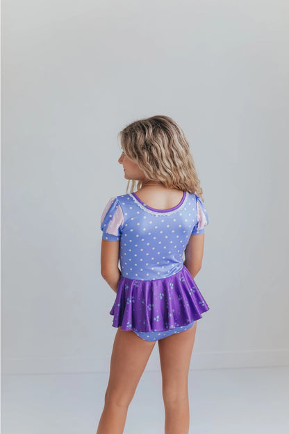 Lavender Princess Skirted Leotard