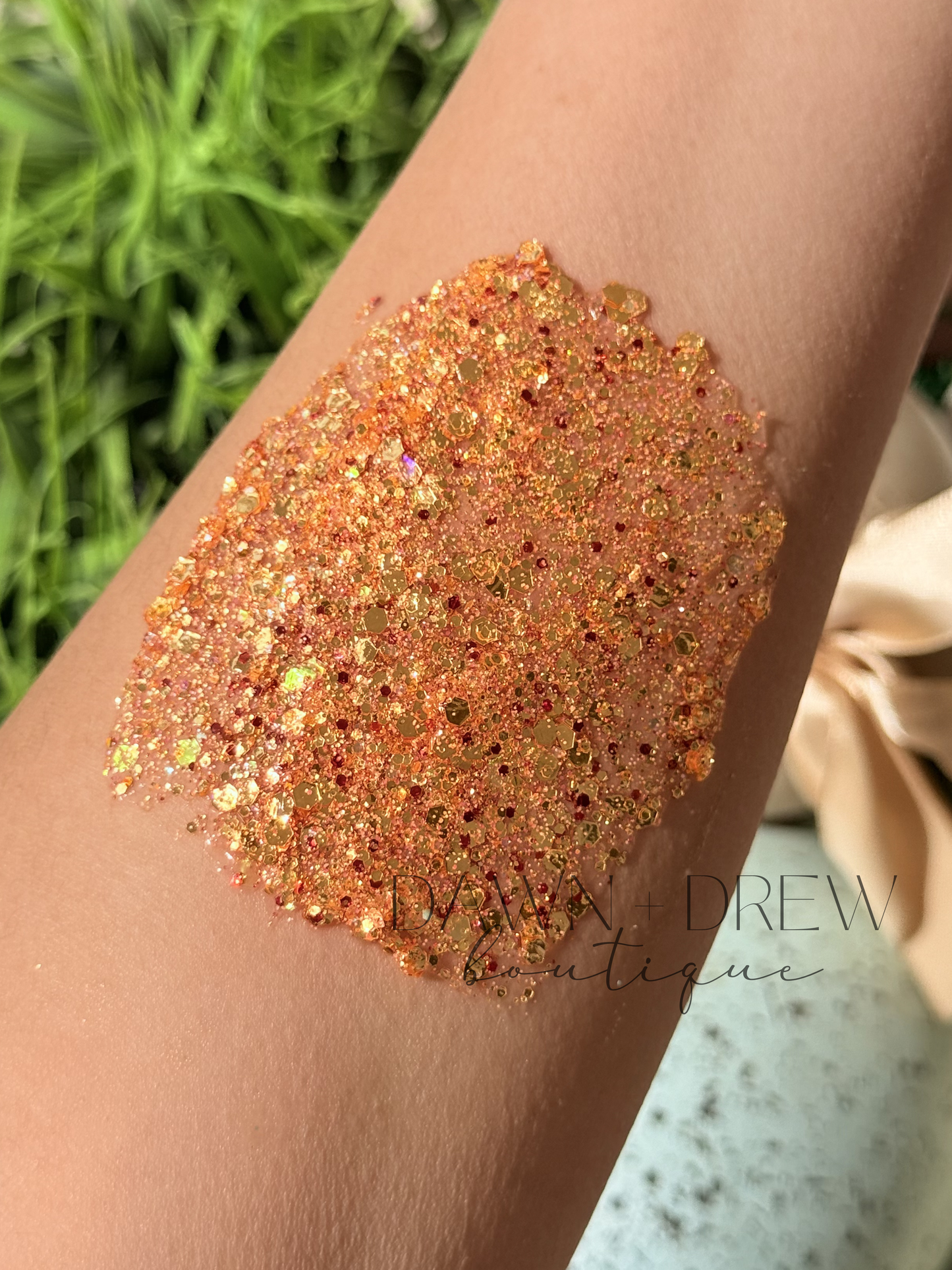 HAIR GLITTER: Carrot Crush