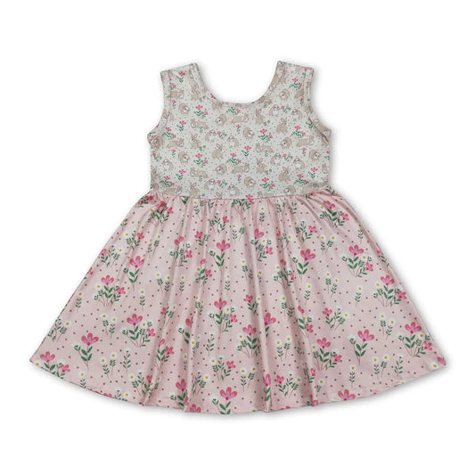Rabbit Floral Twirl Dress
