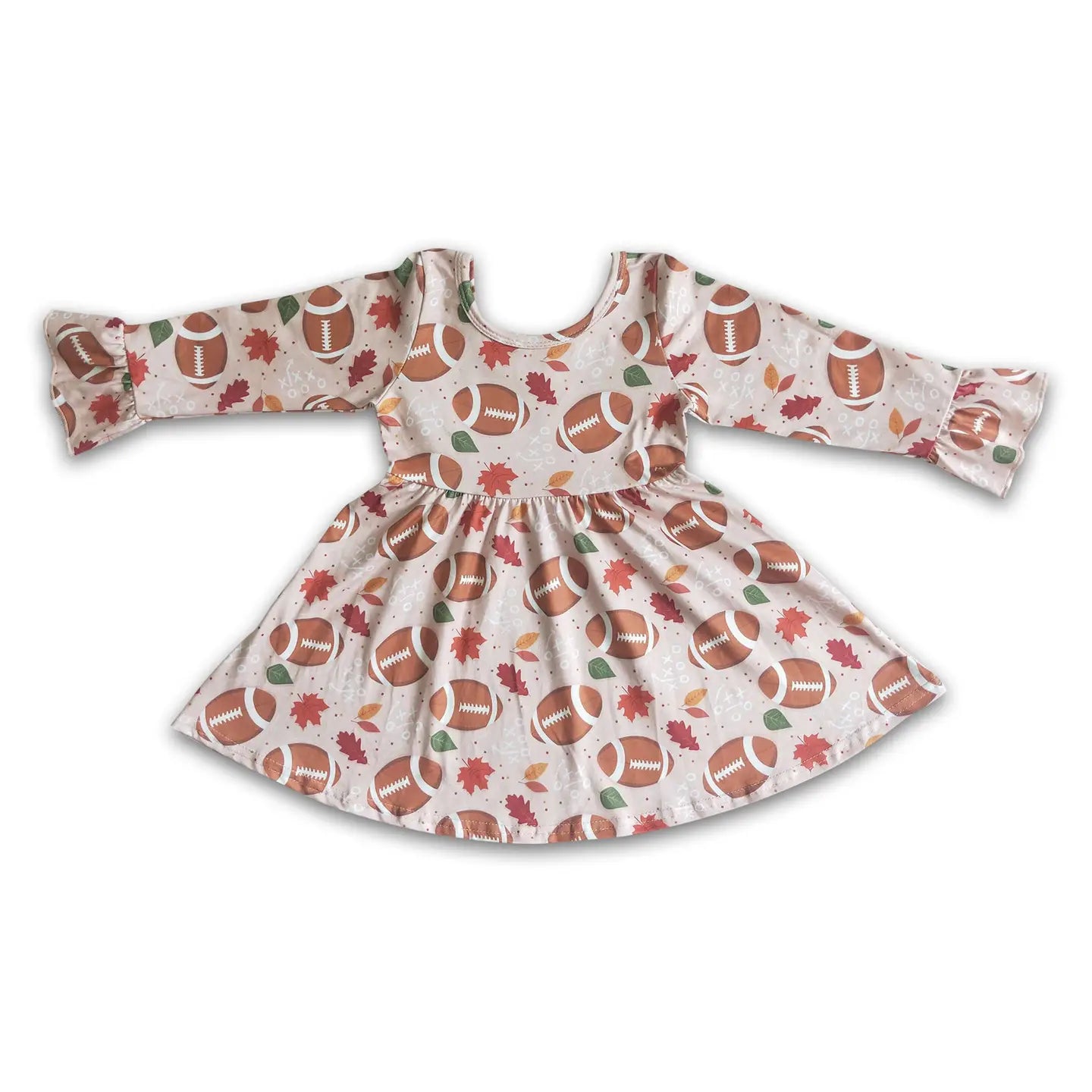 Footballs & Leaves Dress
