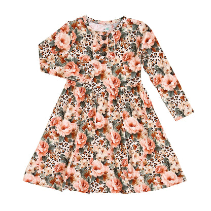 Laura Bamboo - Button Twirl Dress