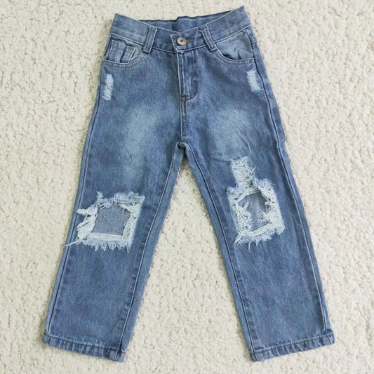Distressed Denim Jeans