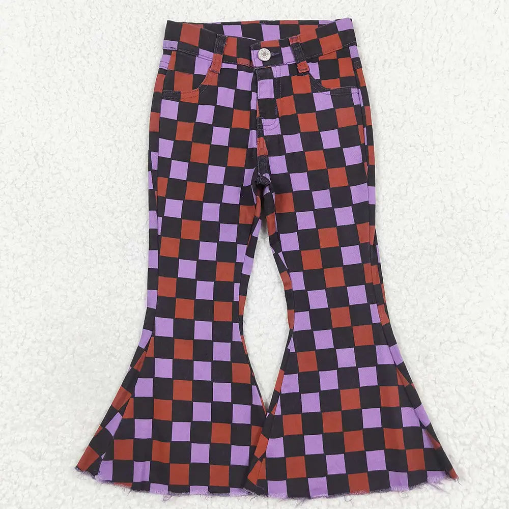 Purple & Orange Checkered Flares