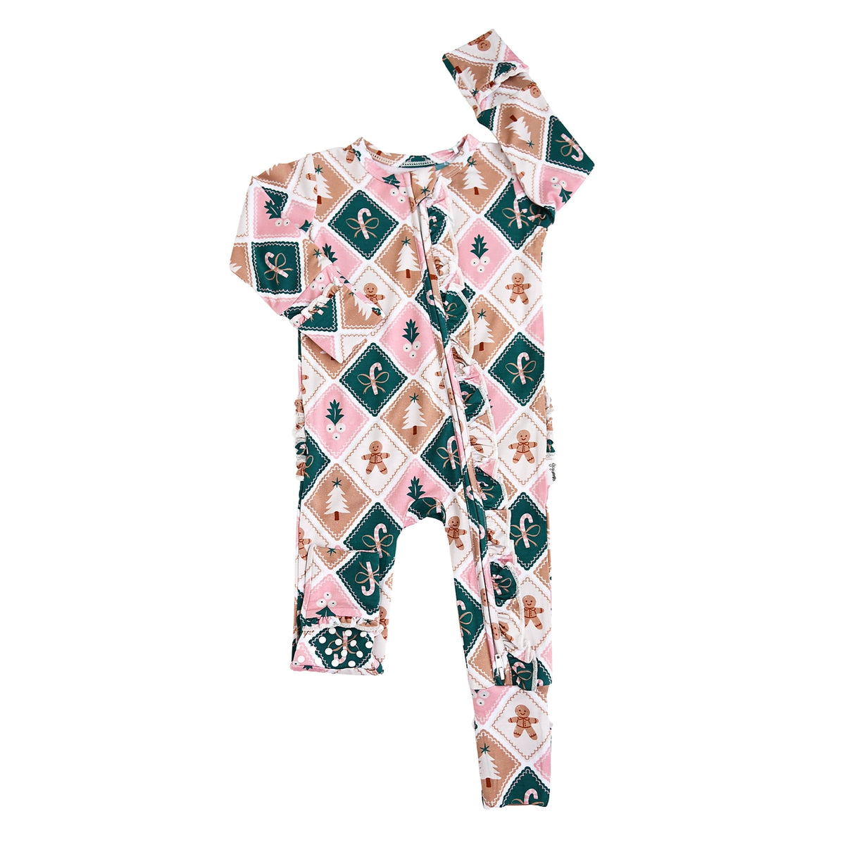 Pearl Bamboo - Ruffle Zippie