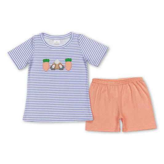 Striped Bunny Tee & Shorts