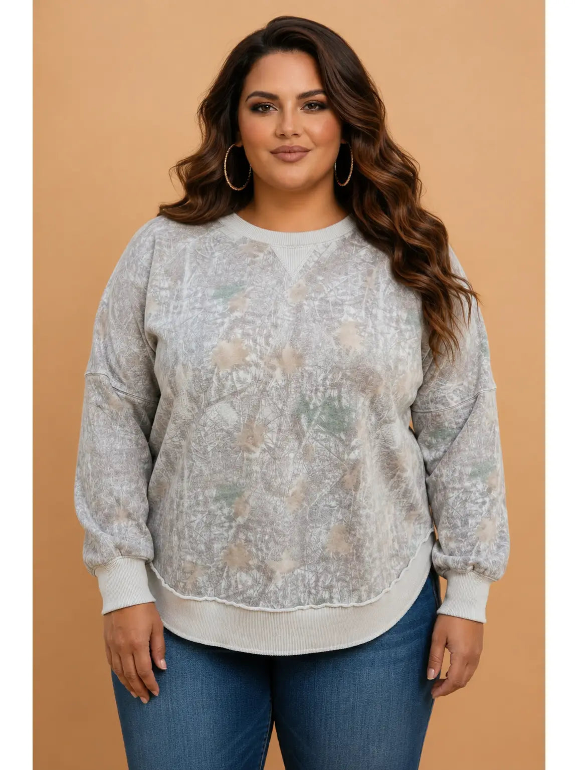 Camo Sweatshirt - Curvy