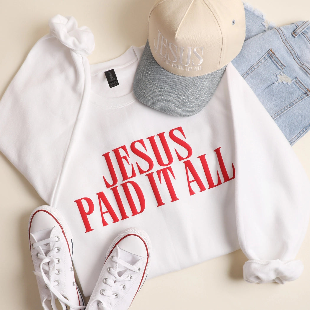 Jesus Paid It All Crewneck