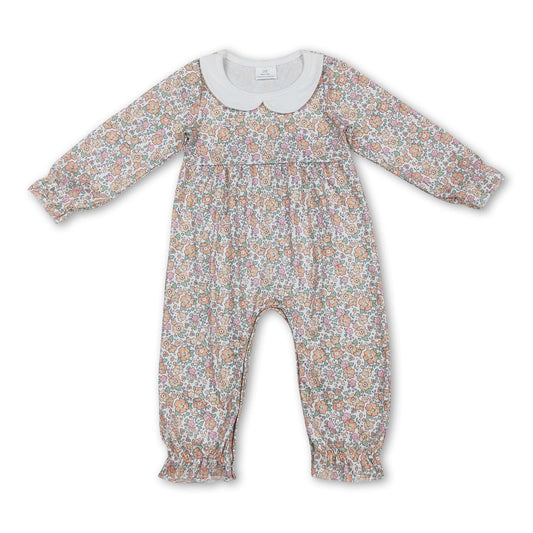 Collared Dainty Floral Jumper