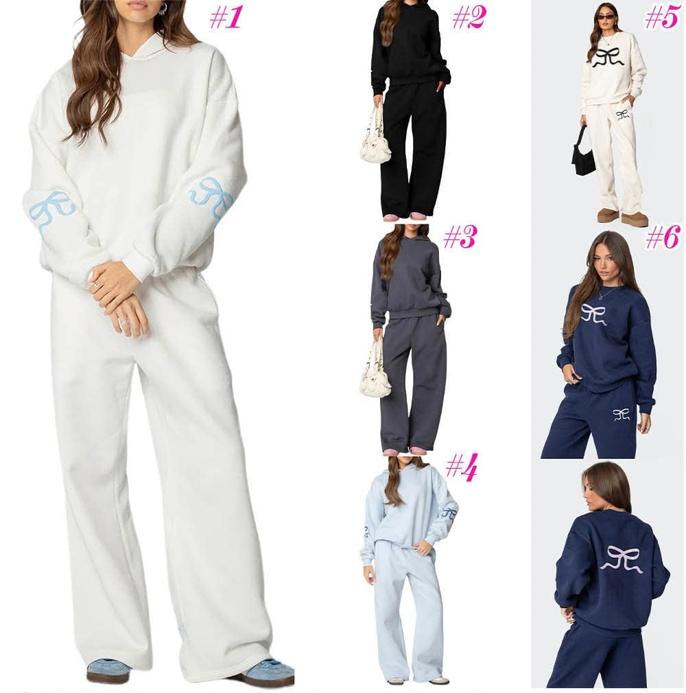 Bow Sweatsuit Set