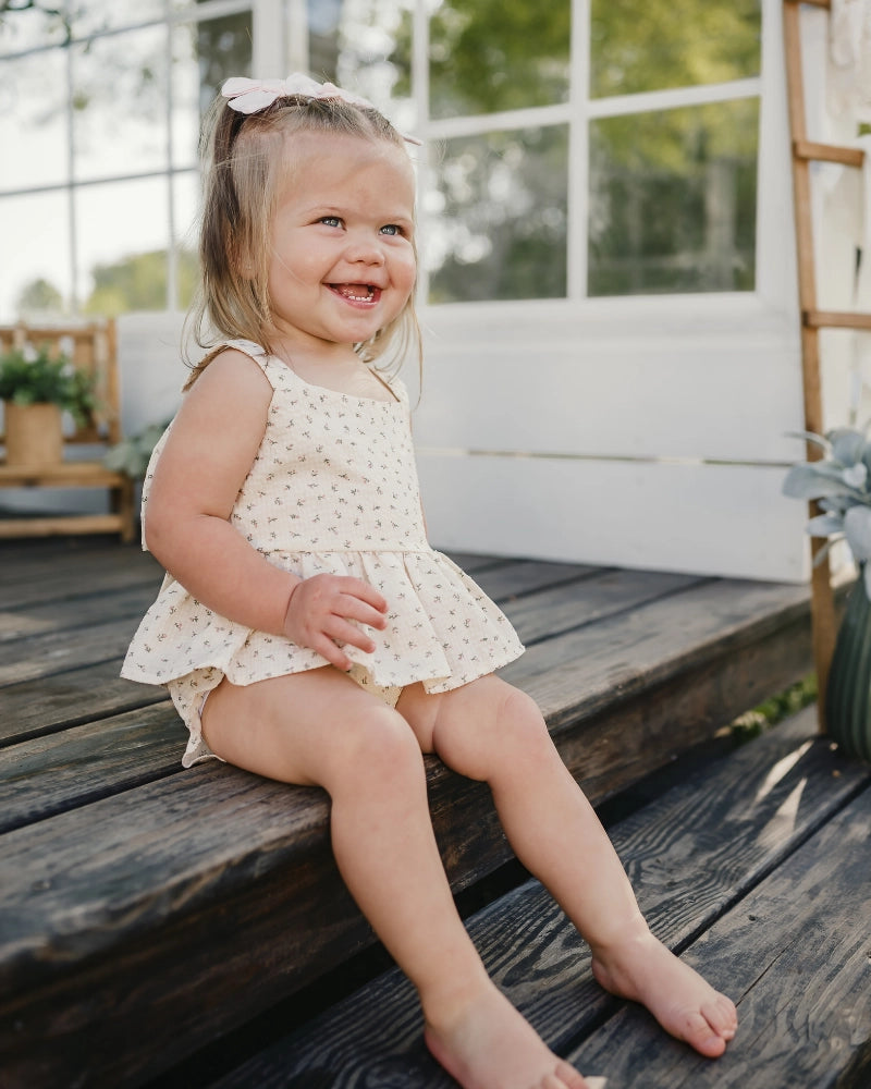 Petit Fleur Bow Top & Bloomers