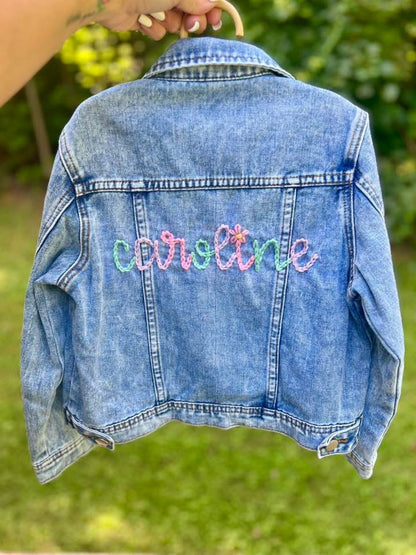 Hand Embroidered Denim Jackets