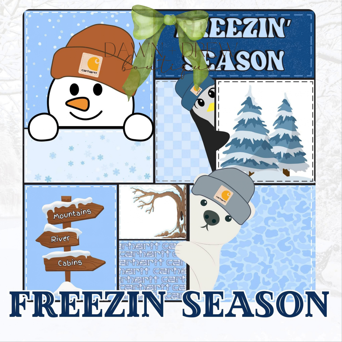 WINTER WONDERLAND BAMBOO — CLOSES 9/28